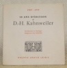 50 Ans d’édition de D.-H. Kahnweiler. Introduction et catalogue rédigés par Jean Huges.. HUGES, Jean.
