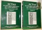Actas. II congreso hispánico del latín medieval. (Leon, 11-14 de Noviembre de 1997). Volumenes I y II.. PEREZ GONZALEZ, Maurilio (coordinador).
