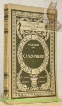Il canzoniere. Introduzione e commento di Carlo Steiner. Collezione di Classici Italiani, volume VI.. ANGIOLIERI, Cecco.