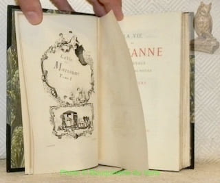 La vie de Marianne, précédée d’une notice par M. de Lescure. Tome premier, tome deuxième, tome troisième. Collection Bibliothèques de Dames. (3 ...