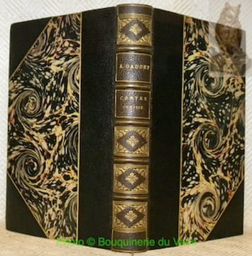 Contes choisis avec sept eaux-fortes par E. Burnand.. DAUDET, Alphonse.