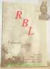 RBL, 2 / 1992. La Revue des Belles-Lettres. 115e Année, numéro 2, 1992. Finistères / Tranströmer. Guillevic, Juarroz, Le Sidaner, Carn, Le Gros, Prié, ...