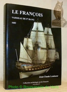 Vaisseau de 5° rang. Le François. Manuscrit de François Coulomb, Toulon 1683. Collection Archéologie Navale Française.