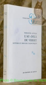 2 Titres. Collection “Critique”. 1. L’au-delà du verset. Lectures et discours talmudiques. 2. A l’heure des nations.