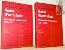 Neuer Wortschatz. Neologismen im Deutschen 2001-2010. 2 Bände.. Steffens, Doris. - al Wadi, Doris.