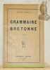 Grammaire bretonne. 2e Edition.. HEMON, Roparz.