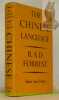The Chinese Language. Third Edition.. FORREST, R. A. D.