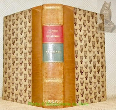 Mémoires de la Princesse de Lamballe, favorite de Marie Antoinette. Avec une introduction du bibliophile Pol André.. Princesse de LAMBALLE.