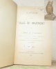 Histoire de la ville de Delémont.. Daucourt, Arthur.