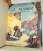 Le Maroc. Couverture de Marius Hubert-Robert. Ouvrage orné de 205 héliogravures.. Dumas, Pierre.