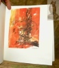 Illuminations. Illustrée de huit aquarelles inédites par Zao Wou ki.. RIMBAUD, Arthur.