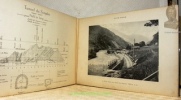 Tunnel du Simplon. Vues des travaux et du passage du Simplon.. 