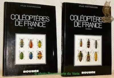 Atlas des coléoptères de France, Belgique, Suisse. Aquarelles de Germaine Boca. Quatrième édition. 2 Volumes. I: Généralités - Carabes - Staphylins - Dytiques - Scarabées. II: Ténébrions - Taupins - Buprestes - Coccinelles - Longicornes - Chrysomèles - Charançons.