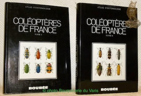 Atlas des coléoptères de France, Belgique, Suisse. Aquarelles de Germaine Boca. Quatrième édition. 2 Volumes. I: Généralités - Carabes - Staphylins - ...