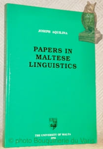 Papers in Maltese Linguistics.