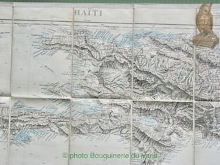 Carte géographique de Haiti et de Porto Rico. Dessinée, héliogravée et publiée par le Service géographique de l’Armée.