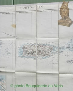 Carte géographique de Haiti et de Porto Rico. Dessinée, héliogravée et publiée par le Service géographique de l’Armée.