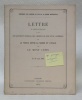Lettre du comité de direction au Tit. Département fédéral des Chemins de fer et du commerce sur le trafic entre la Suisse et l’Italie par le ...