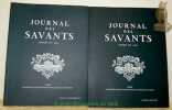 Journal des Savants. Fondé en 1665. Publié par l’Institut de France Académique des Inscriptions et Belles-Lettres. Année 2022, 2 fascicules.. ...