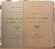 Poèmes de la Revanche. Fasc. 1:Les G.V.C. L’invasion - La Marne. Fasc. 3:  Femmes de France. La haine – Les Serbes. Poèmes de revanche.. GENIN, Ch. A. ...