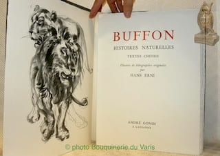 Histoires naturelles: textes choisis; illustré de lithographies originales de Hans Erni.