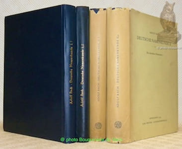 Deutsche Namenkunde. Band I, 1 und 2 (mit 8 Skizzen, 2. stark erweiterte Auflage): Die Deutschen Personennamen. Band II, 1 (mit 3 Kartenskizzen) und 2 (mit 79 Kartenskizzen): Die deutschen Ortsnamen. (4 Bande).