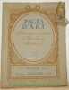 Pages d’Art. Revue Mensuelle Suisse Illustrée. Avril 1922.  Sommaire du numéro de Avril 1922: J. J. Pradier, statuaires, par Louis Avennier (12 ...