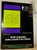 Studi Linguistici sulla Lucania e sul Cilento. Università degli studi della Basilicata - Potenza. Atti e memorie 3.. Rohlfs, Gerhard.