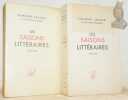 Les saisons litt&eacute;raires.  2 Volumes. Tome 11896-1903. Tome 2: 1904-1914.. Jaloux, Edmond.