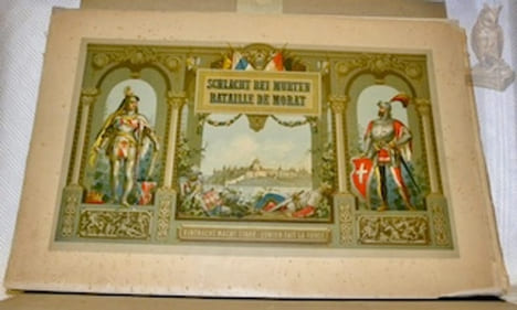Cortège historique de la Bataille de Morat. Quatrième centenaire de la Bataille de Morat le 22 juin 1876. Album du cortège historique. Dessiné et ...