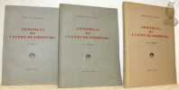 Armorial du canton de Fribourg. Orné de 500 dessins du peintre Eugène Reichlen. 3 volumes complets.. VEVEY-L’HARDY, H.