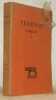 Comédies I. Andrienne - Enuque. Texte établi et traduit par J. Marouzeau. Collection des Universités de France, publiée sous le patronage de ...
