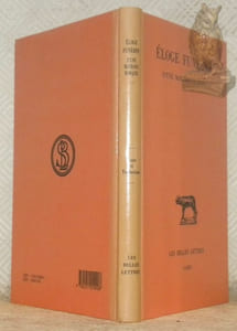 Eloge funèbre d’une matrone romaine (éloge dit de Turia). Texte établi, traduit et commenté par Marcel Durry. Deuxième tirage revu et corrigé par Serge Lancel. Collection des Universités de France, publiée sous le patronage de l’Association Guillaume Budé.