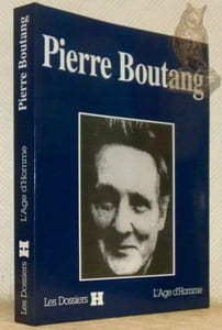 Pierre Boutang. Collection Les Dossiers H.