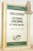 Célèbres leçons et fragments. Deuxième édition revue et augmentée. Collection Bibliothèque de Philosophie Contemporaine.. LAGNEAU, Jules.