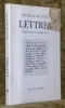 Lettres présentées par Pierre Daix.. STAEL, Nicolas de.