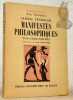 Manifestes philosophiques. Textes choisis (1839-1845). Traduction Louis Althuser. Collection Ipiméthée.. Feuerbach, Ludwig.