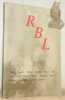 La Revue de Belles-Lettres. RBL.  Numéro 3-4 2007.. Collectif.