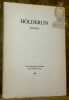 Poèmes. Textes allemand & traduction par Jean-Pierre Faye.. Hölderlin.