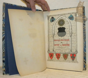 Armorial historique du Canton de Fribourg. Avec la collaboration de A. de Mandrot.