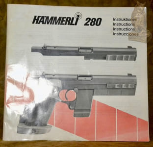 Hämmerli 280. Instruktionen. Instructions, Instructions, Instrucciones.