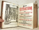 Deutliche Erklärüng Derer Institutionum Kaysers Justiniani, Worinnen Der Text selbsten, in Teutch- und Lateinischer Sprache neben einander ...