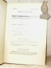 Bulletin de la Soci&eacute;t&eacute; l&eacute;pidopt&eacute;rologique de Gen&egrave;ve. 5 Premiers tomes reli&eacute;s en 4 volumes.. Collectif.