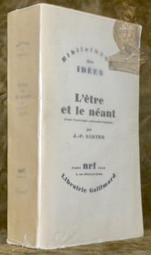 L’être et le néant. Essai d’ontologie phénoménologique. Collection Bibliothèque des Idées.. SARTRE, J.-P.