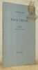 Poèmes de Paul Celan traduits par André Du Bouchet.. CELAN, Paul. - DU BOUCHET, André.