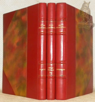 Collection Le Théatre complet de Jean Giraudoux, nos. 1, 2 et 3. Siegfried. Fugues sur Siegfried. Fin de Siegfried. Frontispice de Christian Bérard. ...