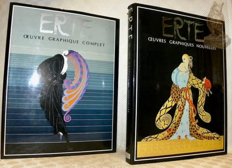 Erté. Oeuvre graphique complet. Introduction et textes choisis par Erté. Préface de Jack Salomon. Erté. Oeuvres graphiques nouvelles. Introduction par ...