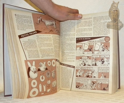 L’Echo Illustré. 29e Année, 1958. Numéros 1 à 52. (Complet). (Le Rayon du Mystère. L’éruption du Karamako, deuxième épisode, par Hergé et Les ...