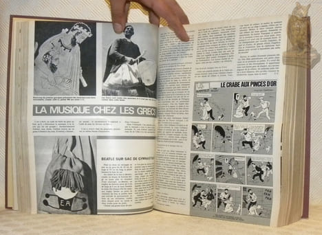 L’Echo Illustré. 1966. Numéros 1 à 52. (Complet). (Les aventures de Tintin et Milou : Le crabe aux pinces d’or et Vol 714 pour Sydney).. Collectif.