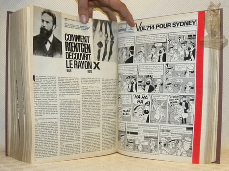 L’Echo Illustré. 1966. Numéros 1 à 52. (Complet). (Les aventures de Tintin et Milou : Le crabe aux pinces d’or et Vol 714 pour Sydney).. Collectif.